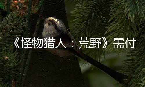 《怪物獵人：荒野》需付費(fèi)捏臉 引起玩家爭議