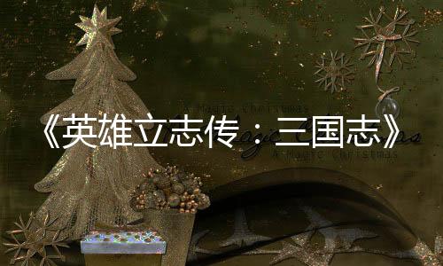 《英雄立志傳：三國志》三國游戲玩成武俠 不靠兵馬平定天下