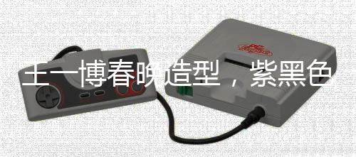 王一博春晚造型，紫黑色貴公子驚艷全場