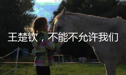 王楚欽，不能不允許我們輸球