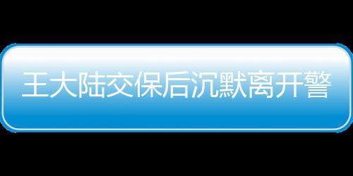 王大陸交保后沉默離開警廳，事件解讀與后續(xù)關(guān)注