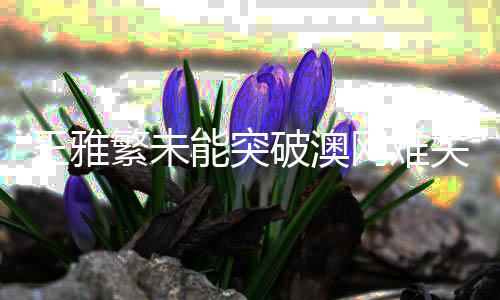 王雅繁未能突破澳網(wǎng)難關(guān)，憾別女單正賽之旅