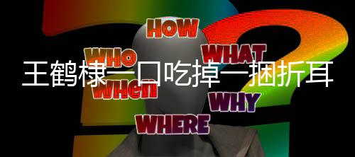 王鶴棣一口吃掉一捆折耳根，美食挑戰(zhàn)引發(fā)網(wǎng)友熱議