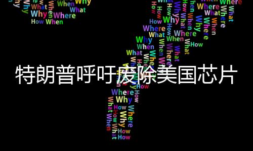 特朗普呼吁廢除美國(guó)芯片法案，行業(yè)現(xiàn)狀與發(fā)展走向思考