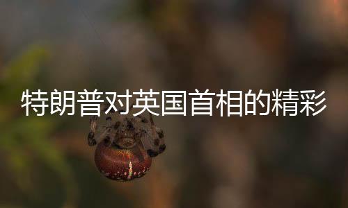 特朗普對英國首相的精彩發(fā)言引發(fā)全場大笑