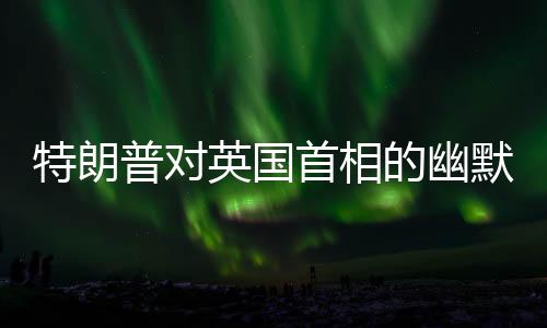 特朗普對(duì)英國(guó)首相的幽默發(fā)言引發(fā)全場(chǎng)歡笑