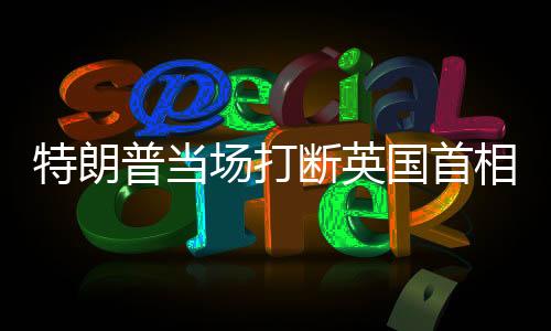 特朗普當(dāng)場(chǎng)打斷英國(guó)首相，夠了——一場(chǎng)國(guó)際風(fēng)云中的獨(dú)特交鋒
