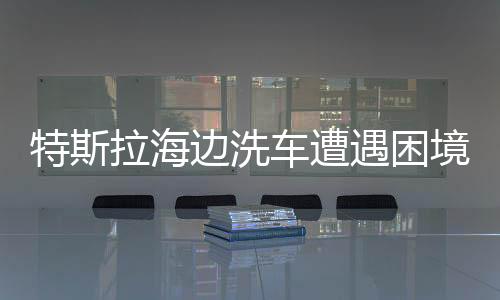 特斯拉海邊洗車遭遇困境，無法順利歸途