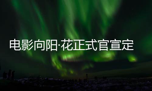電影向陽(yáng)·花正式官宣定檔，溫暖人心之作即將綻放