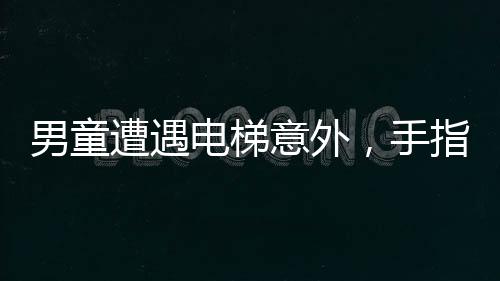 男童遭遇電梯意外，手指被夾斷——安全警鐘再次敲響
