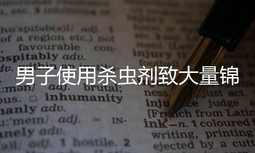 男子使用殺蟲劑致大量錦鯉死亡，媒體熱議事件