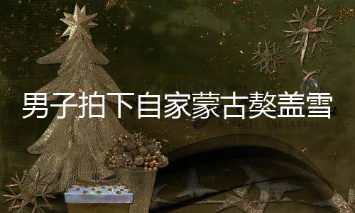 男子拍下自家蒙古獒蓋雪而睡，冬日里的一幅暖心畫面