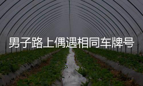 男子路上偶遇相同車牌號事件，奇特的巧合還是神秘的現(xiàn)象？