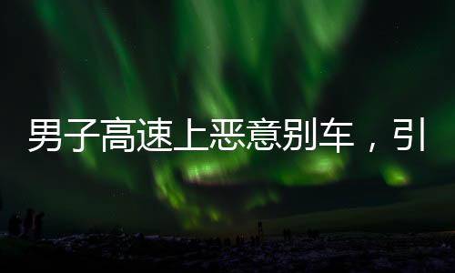 男子高速上惡意別車，引發(fā)關注與討論