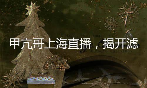 甲亢哥上海直播，揭開濾鏡背后的真實中國