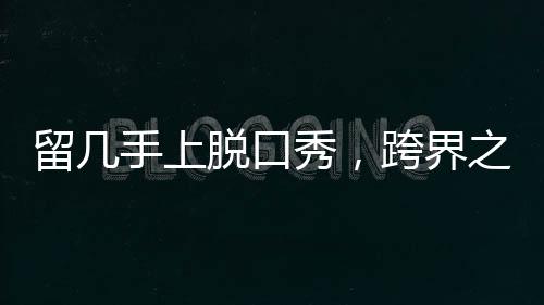 留幾手上脫口秀，跨界之旅的新篇章