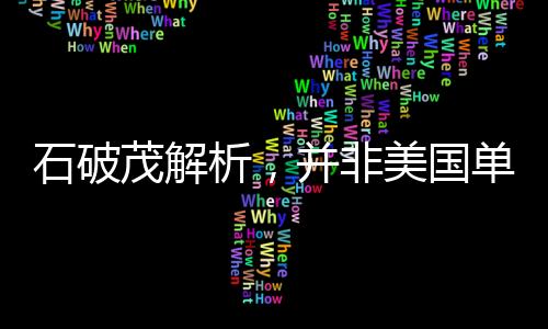 石破茂解析，并非美國單方面保護日本