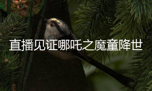 直播見證哪吒之魔童降世票房登頂，刷新影史記錄的時(shí)刻