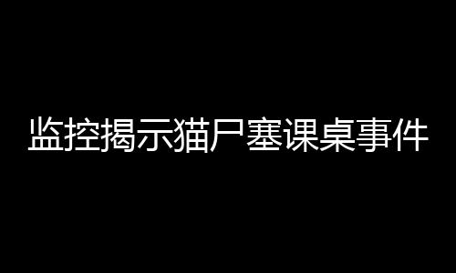 監(jiān)控揭示貓尸塞課桌事件，校園安全與動(dòng)物福利的雙重關(guān)注