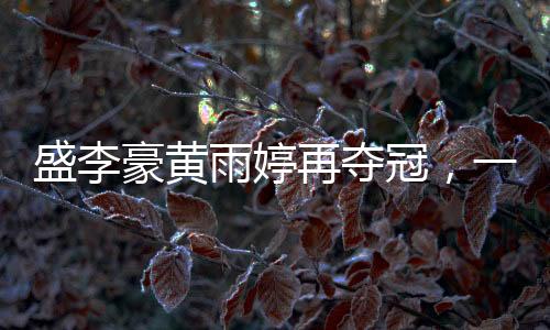 盛李豪黃雨婷再奪冠，一二三四，賽場上的輝煌篇章