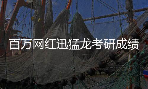 百萬網(wǎng)紅迅猛龍考研成績(jī)亮眼，223分的背后故事
