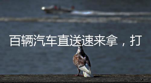 百輛汽車直送速來拿，打造全新汽車交付體驗