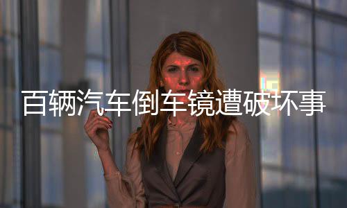 百輛汽車倒車鏡遭破壞事件，震驚社區(qū)，調(diào)查進行中