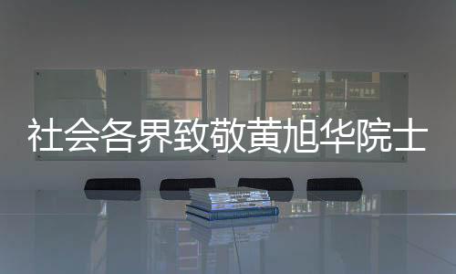 社會(huì)各界致敬黃旭華院士，一生奉獻(xiàn)，永載史冊(cè)
