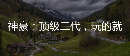 神豪：頂級(jí)二代，玩的就是消費(fèi)