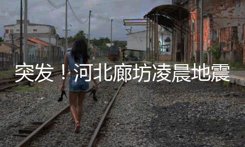 突發(fā)！河北廊坊凌晨地震，北京天津有震感
