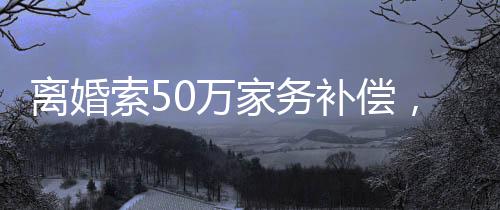 離婚索50萬家務補償，權(quán)益保障與社會議題引發(fā)深思