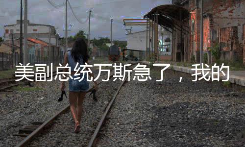 美副總統(tǒng)萬(wàn)斯急了，我的話被扭曲了