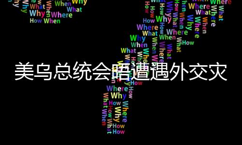 美烏總統(tǒng)會(huì)晤遭遇外交災(zāi)難，深層原因與影響分析