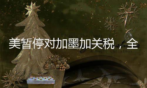美暫停對(duì)加墨加關(guān)稅，全球貿(mào)易動(dòng)態(tài)與地緣政治影響分析