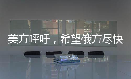 美方呼吁，希望俄方盡快同意?；穑苿咏鉀Q沖突局勢