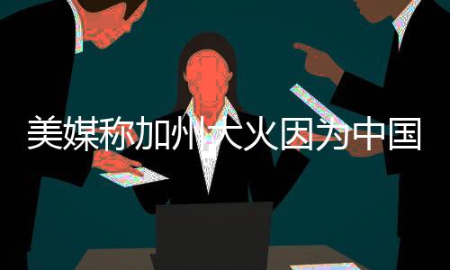 美媒稱加州大火因為中國人遭批，揭示事實真相的探究
