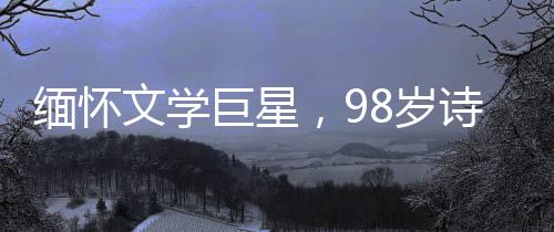 緬懷文學(xué)巨星，98歲詩(shī)人灰娃離世