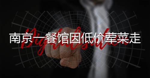 南京一餐館因低價(jià)葷菜走紅，葷菜最低僅需5元