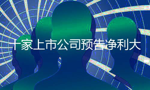 十家上市公司預告凈利大幅增長，最高同比預增超五倍，釋放積極市場信號