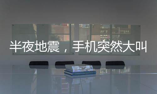 半夜地震，手機突然大叫——科技與災害應對的交織篇章
