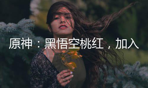 原神：黑悟空桃紅，加入聊天群