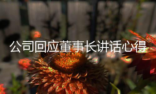 公司回應(yīng)董事長(zhǎng)講話(huà)心得超字被罰事件
