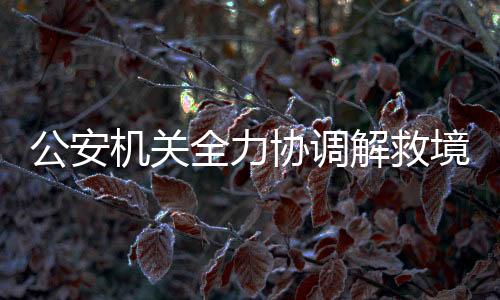 公安機(jī)關(guān)全力協(xié)調(diào)解救境外被困人員，守護(hù)邊疆安全的重要行動(dòng)