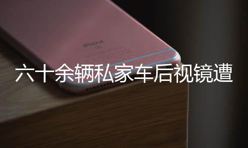 六十余輛私家車后視鏡遭破壞，引發(fā)社會(huì)關(guān)注