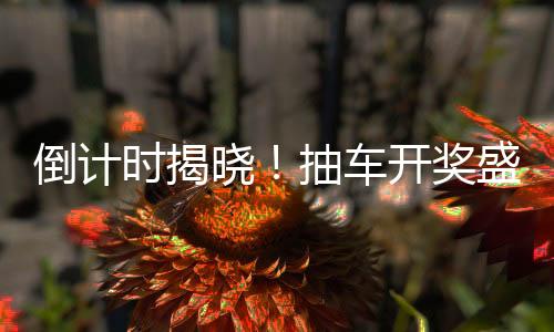 倒計時揭曉！抽車開獎盛宴盛大開啟