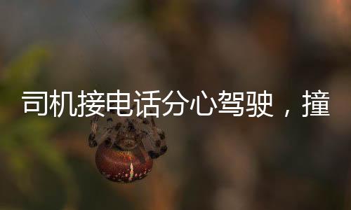 司機(jī)接電話分心駕駛，撞死老人悲劇發(fā)生