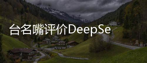臺(tái)名嘴評(píng)價(jià)DeepSeek，夸張得不得了
