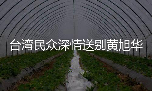 臺(tái)灣民眾深情送別黃旭華院士，科技巨匠的離別感動(dòng)萬千人心