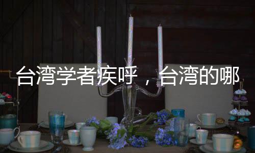 臺(tái)灣學(xué)者疾呼，臺(tái)灣的哪吒在哪里
