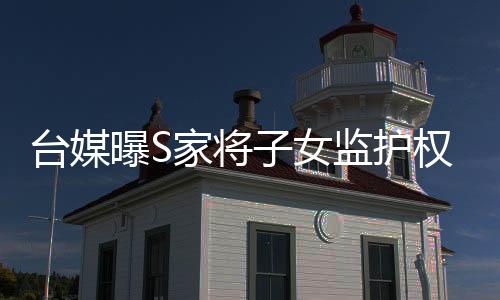 臺(tái)媒曝S家將子女監(jiān)護(hù)權(quán)移交給汪小菲 希望其可以善待孩子